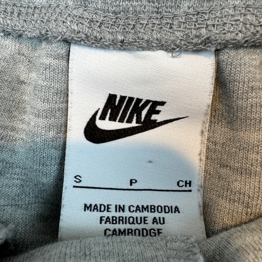 Nike Small Tech Fleece Joggers Men Gray Tapered Slim Fit Sweatpants